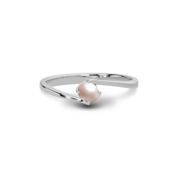 Pearl Sterling Silver Ring R8