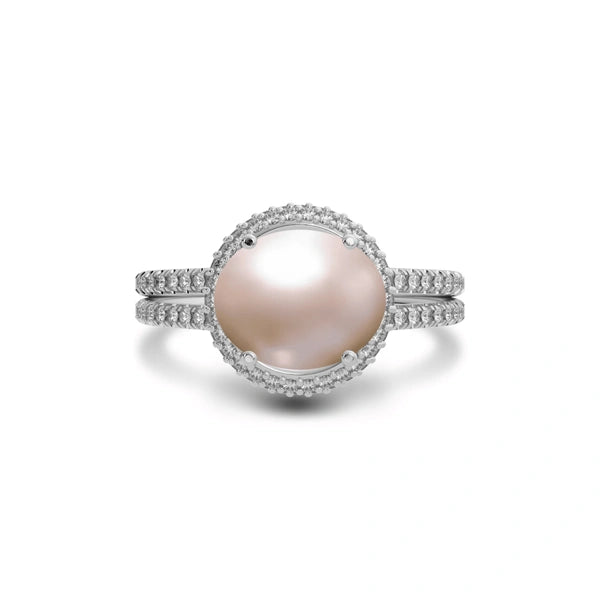 Pearl Sterling Silver Ring R11