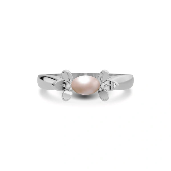 Pearl Sterling Silver Ring R12