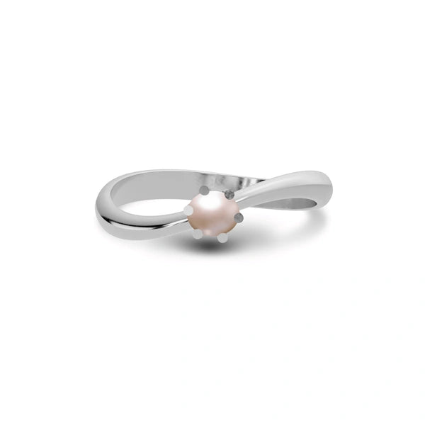 Pearl Sterling Silver Ring R17