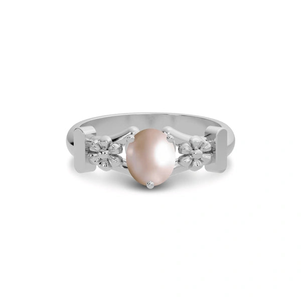 Pearl Sterling Silver Ring R18