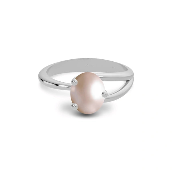 Pearl Sterling Silver Ring R19