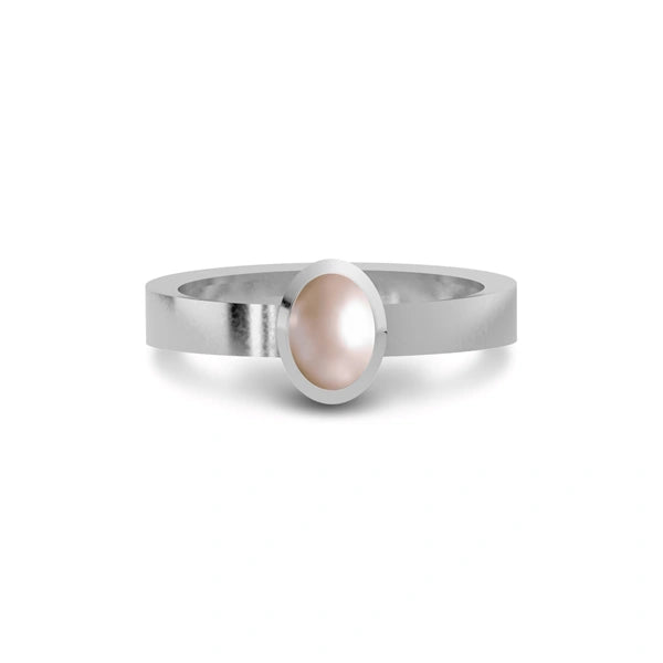Pearl Sterling Silver Ring R23