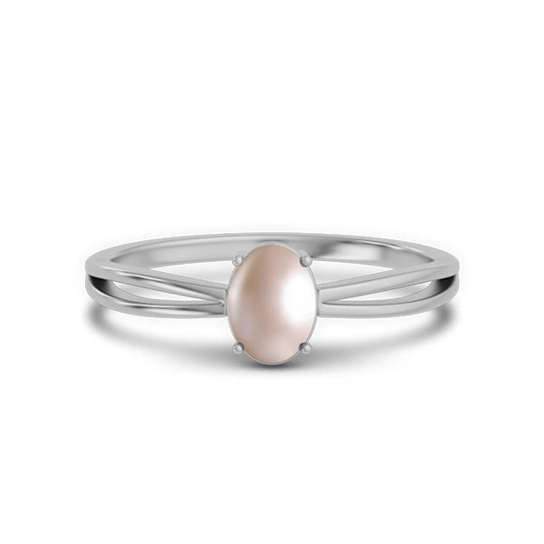 Pearl Sterling Silver Ring R43