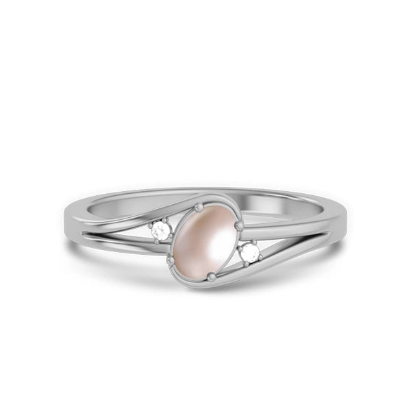 Pearl Sterling Silver Ring R44