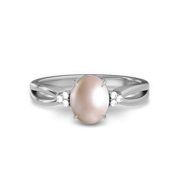 Pearl Sterling Silver Ring R46