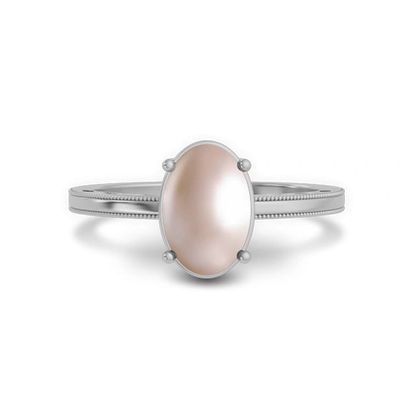 Pearl Sterling Silver Ring R48