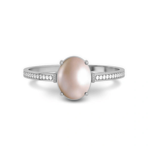 Pearl Sterling Silver Ring R50