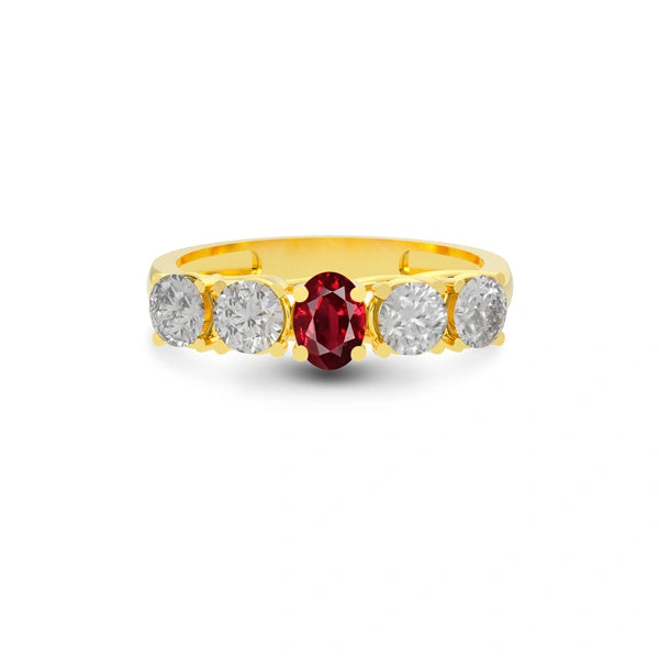 Ruby Gold Ring R10