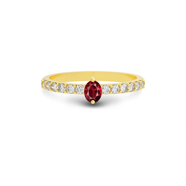 Ruby Gold Ring R20