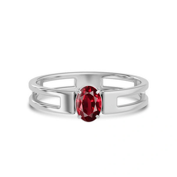 Ruby Platinum Ring R45