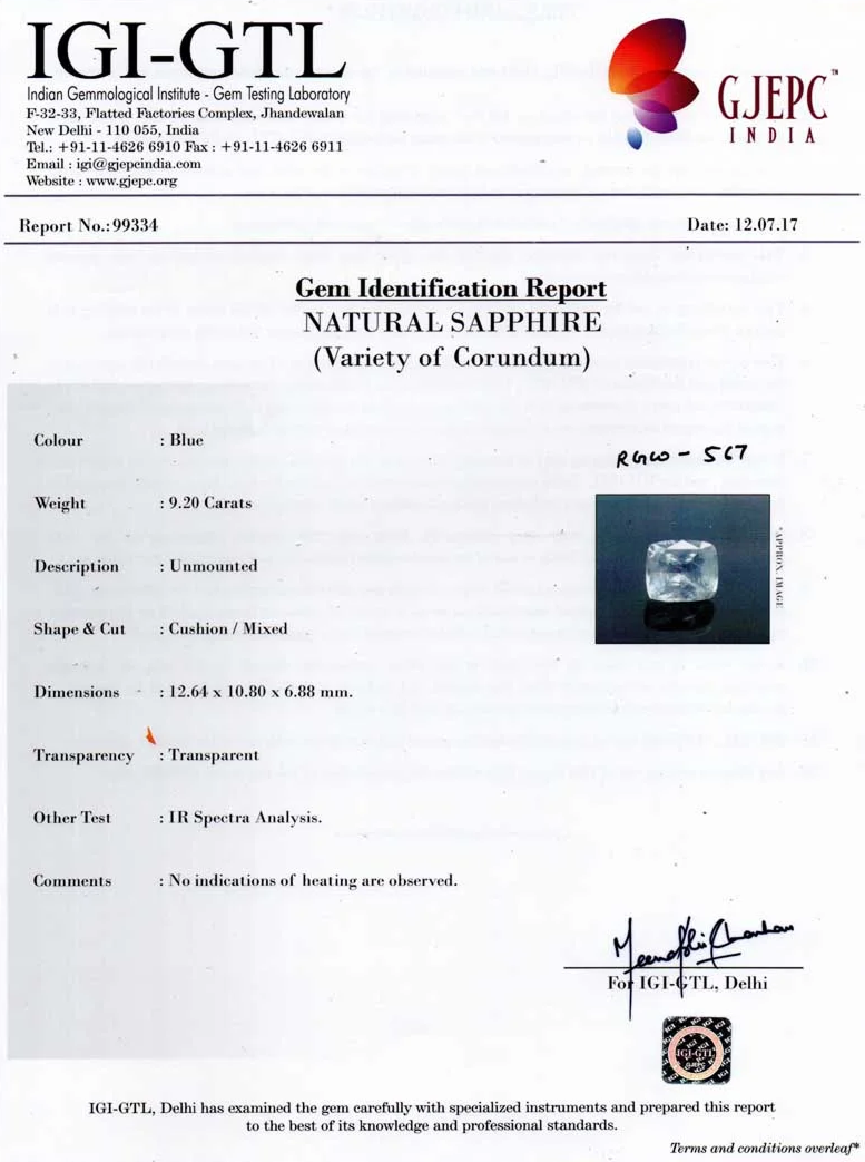 Gem Testing Laboratory (GTL)