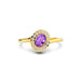 Amethyst Gold Ring R5