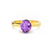 Amethyst Gold Ring R7