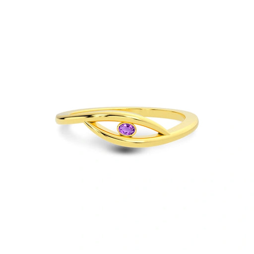 Amethyst Gold Ring R9