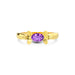 Amethyst Gold Ring R12