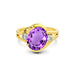 Amethyst Gold Ring R26