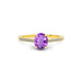 Amethyst Gold Ring R28