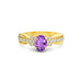 Amethyst Gold Ring R31