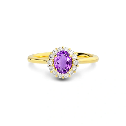 Amethyst Gold Ring R35
