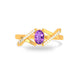 Amethyst Gold Ring R36