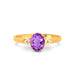 Amethyst Gold Ring R38