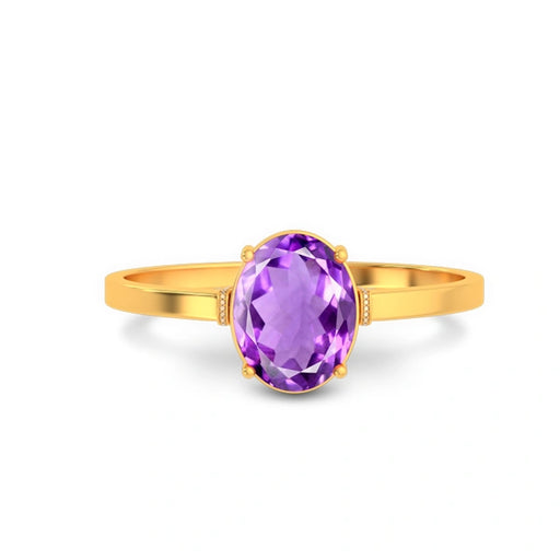 Amethyst Gold Ring R41