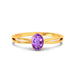 Amethyst Gold Ring R43