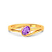 Amethyst Gold Ring R44