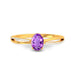 Amethyst Gold Ring R47