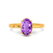 Amethyst Gold Ring R48