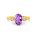 Amethyst Gold Ring R51