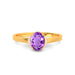 Amethyst Gold Ring R54