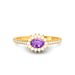 Amethyst Gold Ring R55