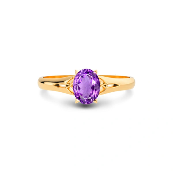Amethyst Panchdhatu Ring R6