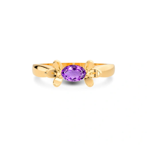 Amethyst Panchdhatu Ring R12