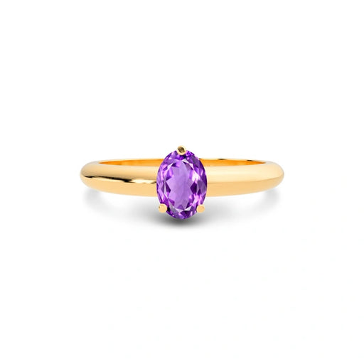 Amethyst Panchdhatu Ring R13
