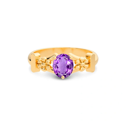 Amethyst Panchdhatu Ring R18