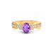 Amethyst Panchdhatu Ring R31