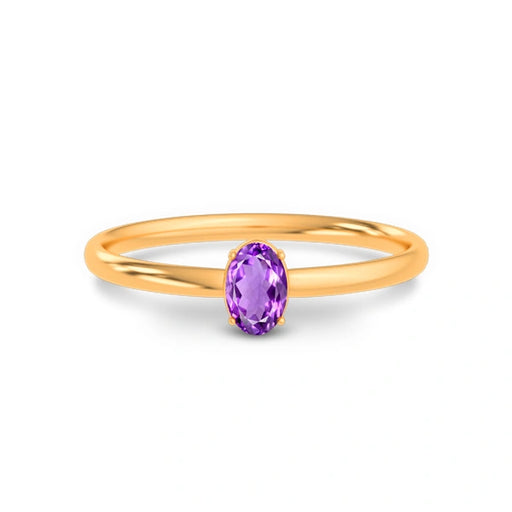 Amethyst Panchdhatu Ring R39