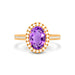 Amethyst Panchdhatu Ring R40