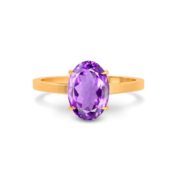 Amethyst Panchdhatu Ring R49
