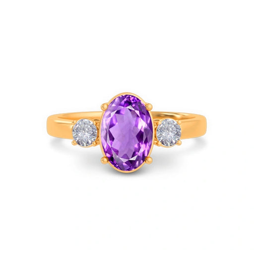 Amethyst Panchdhatu Ring R51