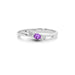 Amethyst Platinum Ring R1