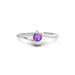 Amethyst Platinum Ring R2