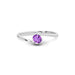 Amethyst Platinum Ring R8