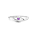 Amethyst Platinum Ring R9