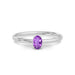 Amethyst Platinum Ring R39