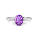 Amethyst Platinum Ring R50