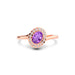 Amethyst Rose Gold Ring R5